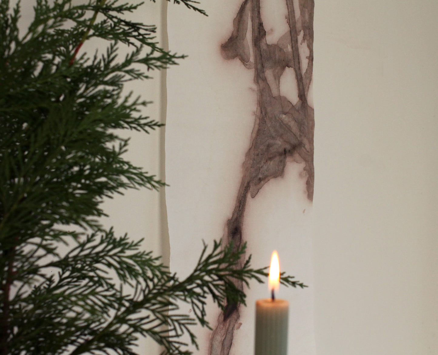 Inside we dance | Three mud spill paintings