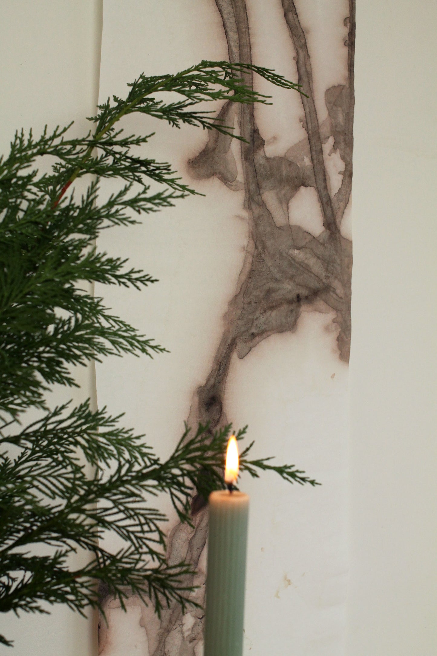 Inside we dance | Three mud spill paintings