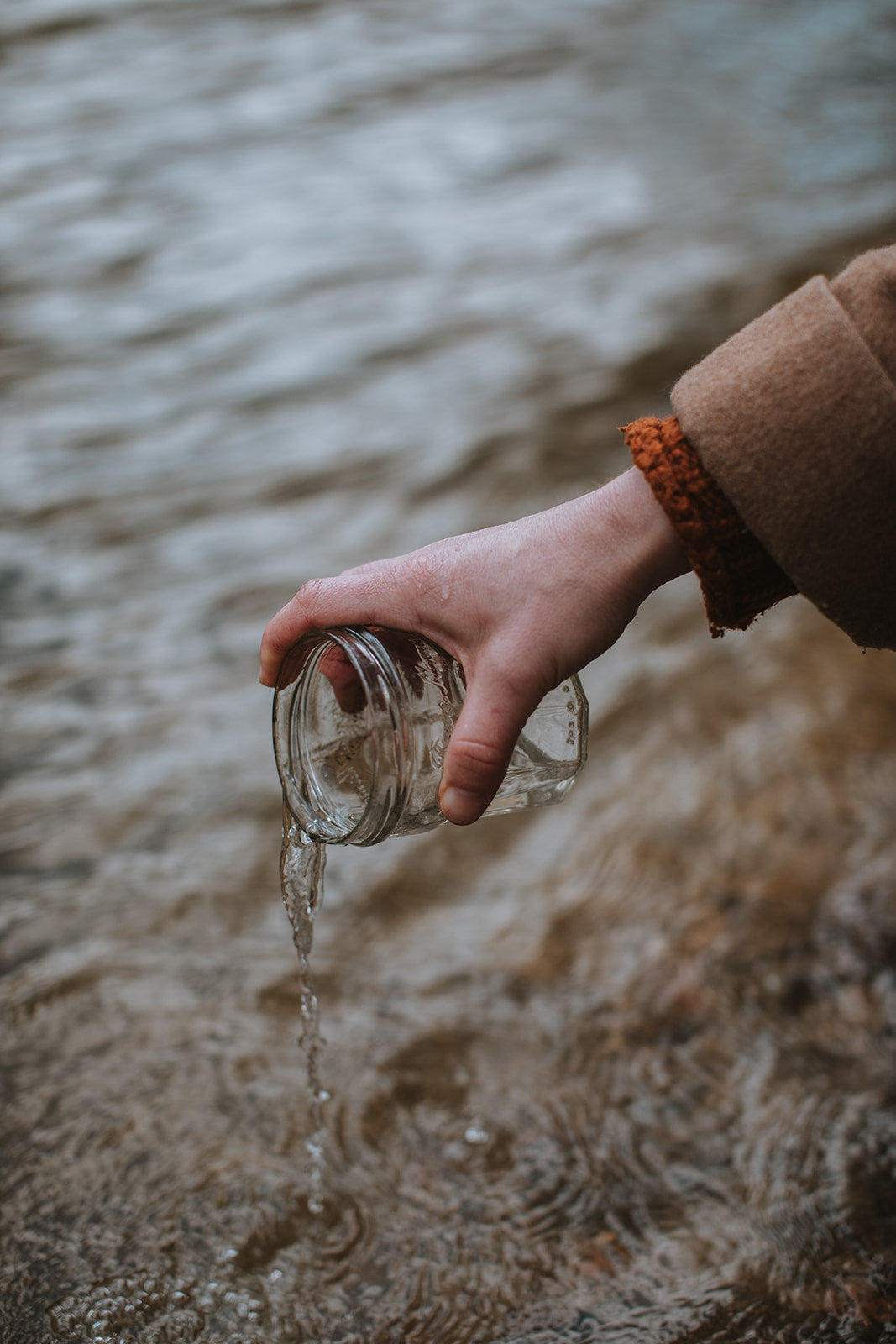 Be wild | River water and mud painting